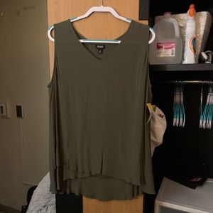 olive green blouse